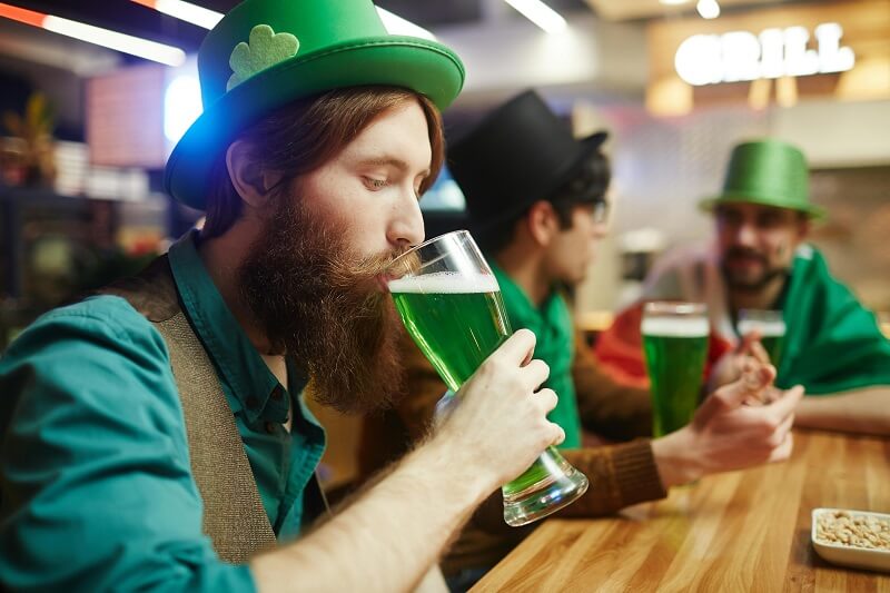 why do we drink green beer on st patrick's day